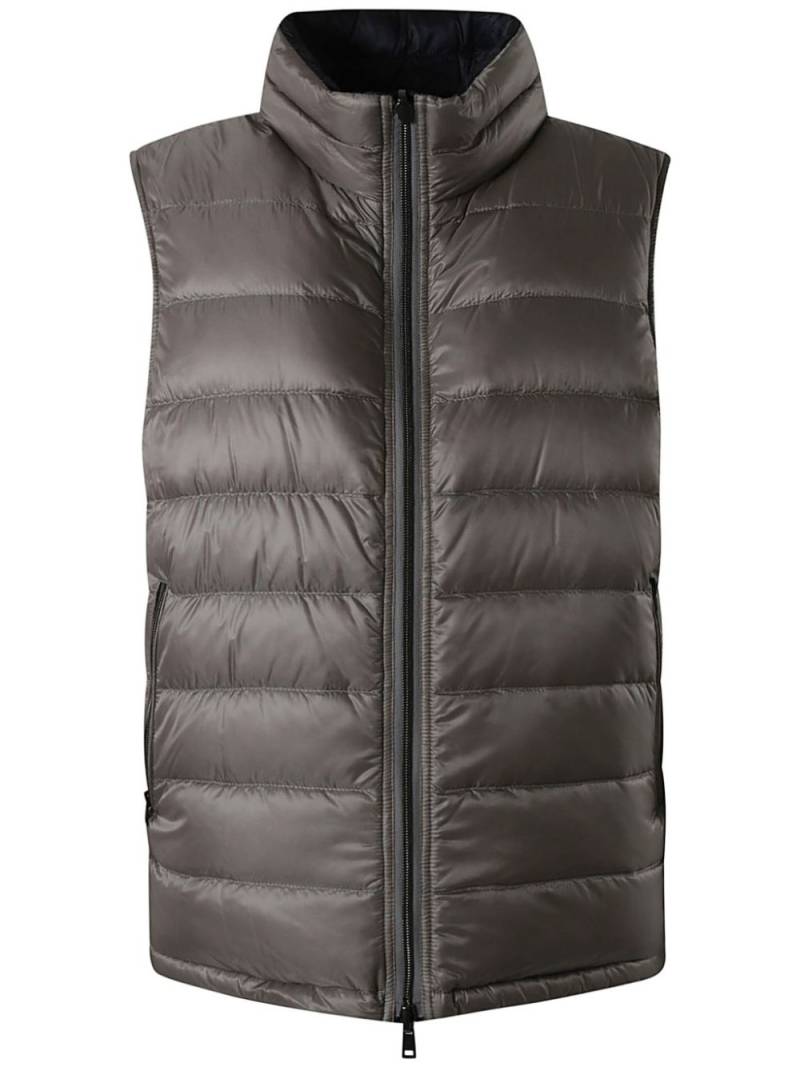 Herno reversible padded gilet - Brown von Herno