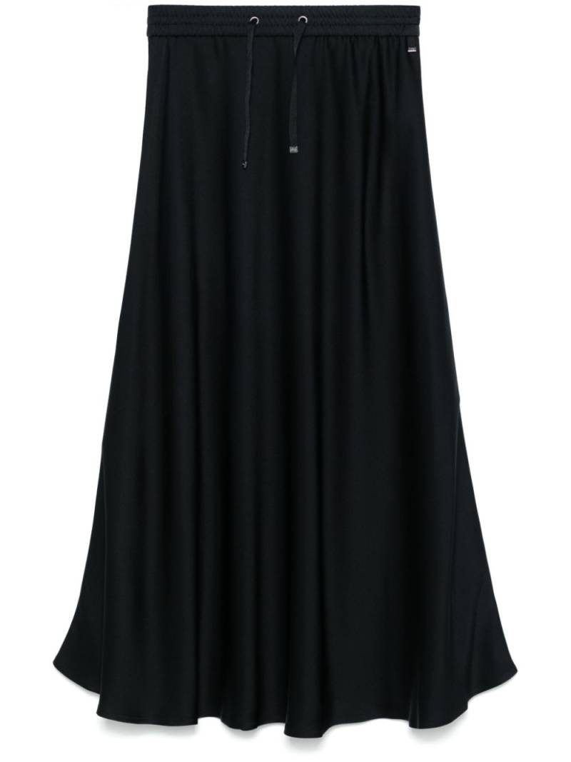 Herno satin maxi skirt - Black von Herno