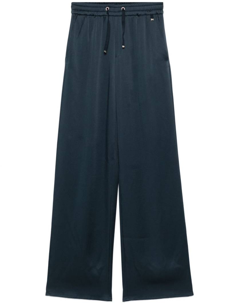 Herno satin trousers - Blue von Herno