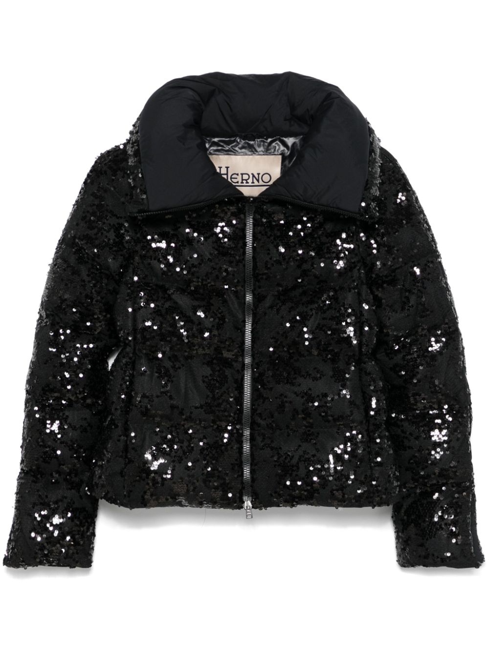 Herno sequin-embellished jacket - Black von Herno