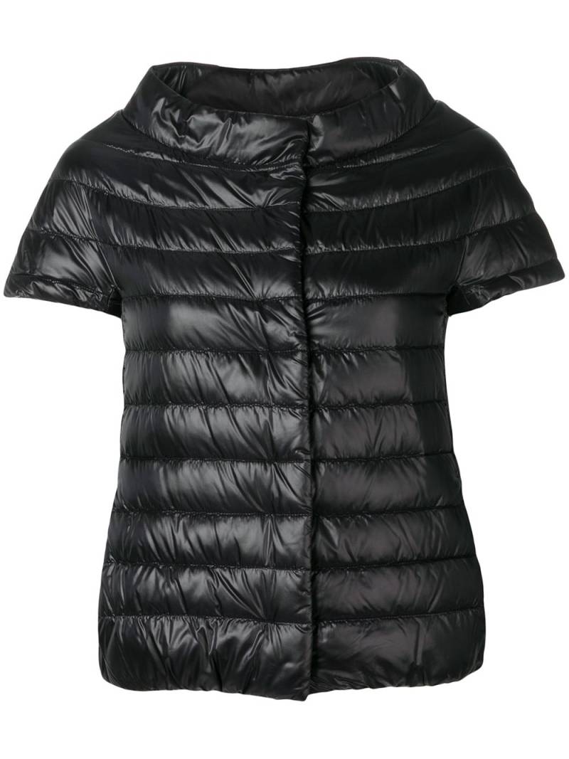 Herno short sleeve puffer jacket - Black von Herno