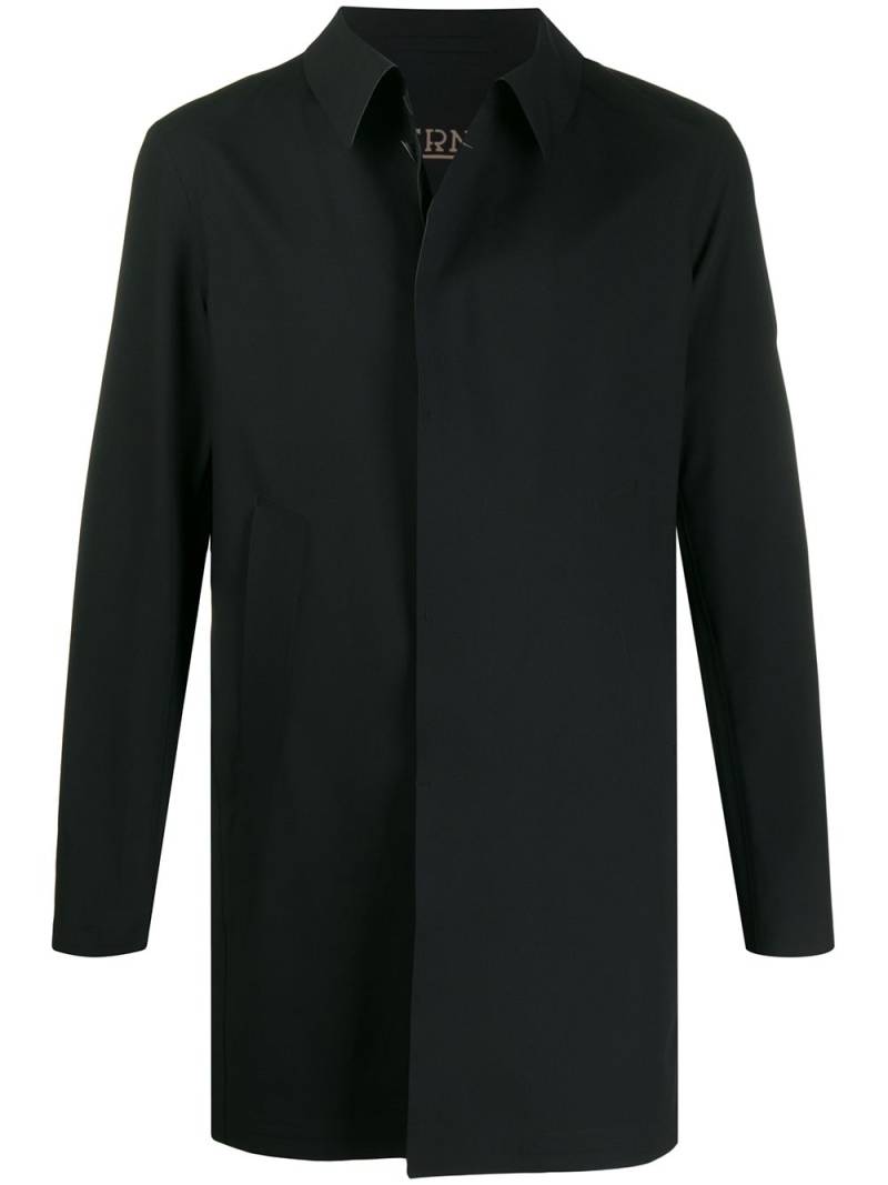 Herno single-breasted coat - Black von Herno