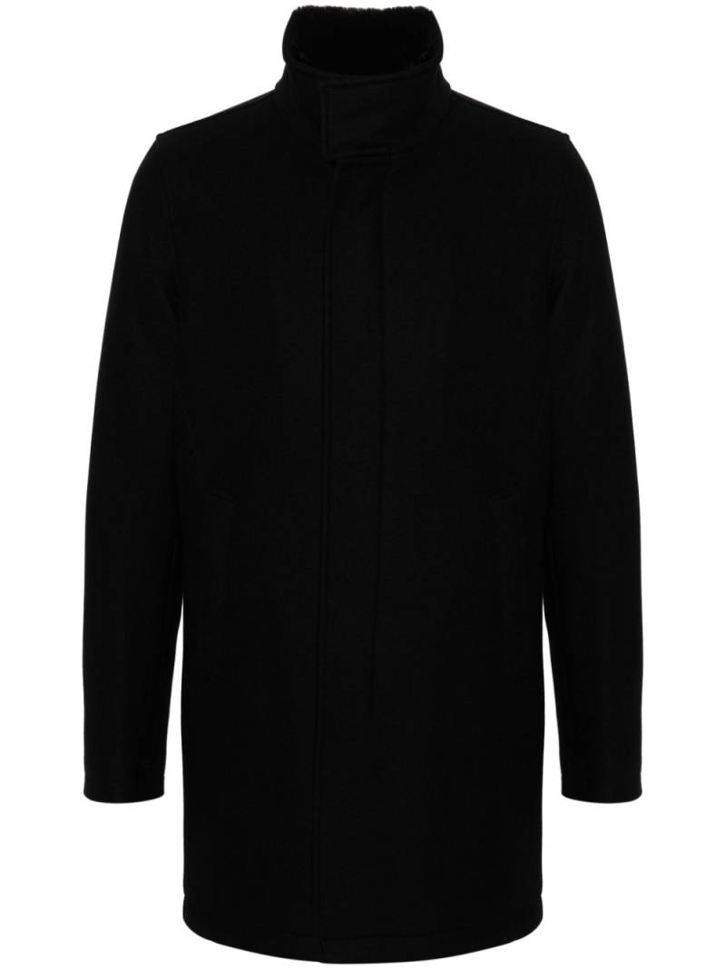 Herno single-breasted coat - Black von Herno