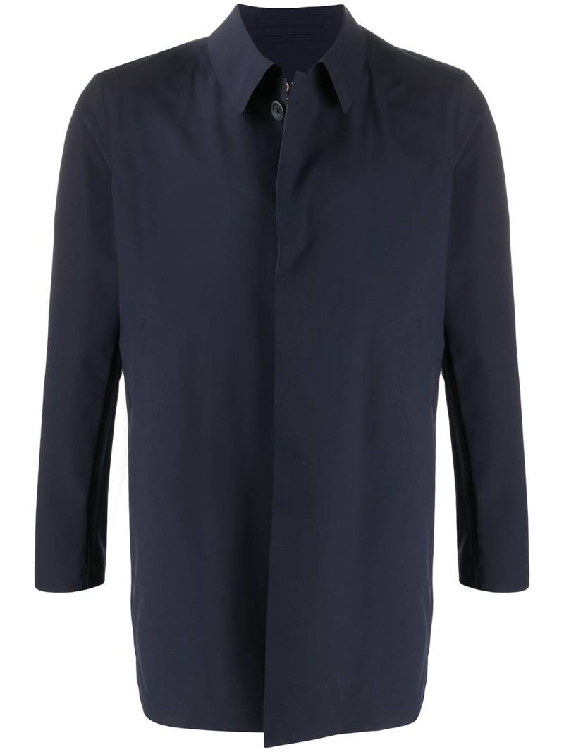 Herno single-breasted coat - Blue von Herno