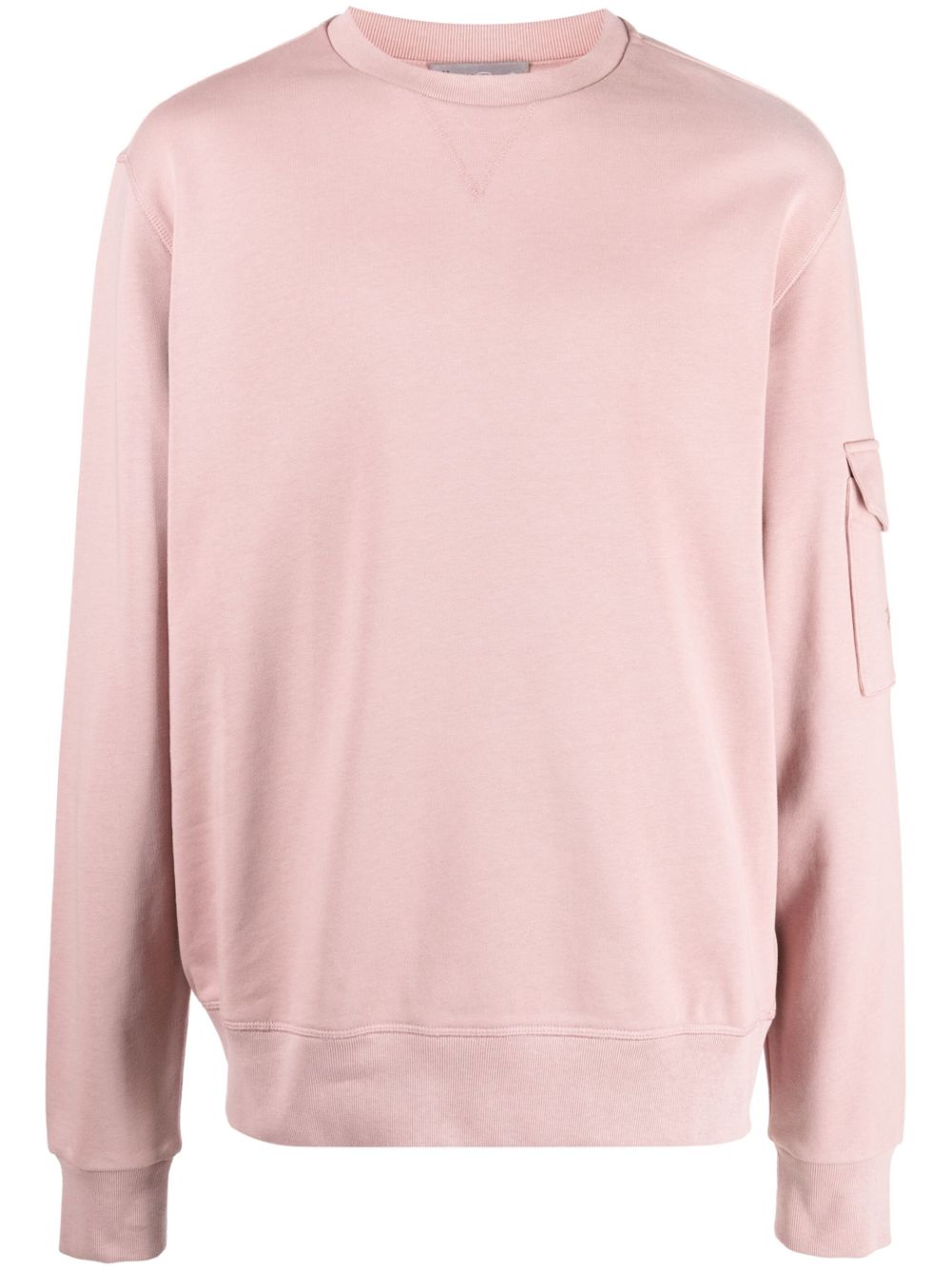 Herno sleeve patch-pocket cotton sweatshirt - Pink von Herno