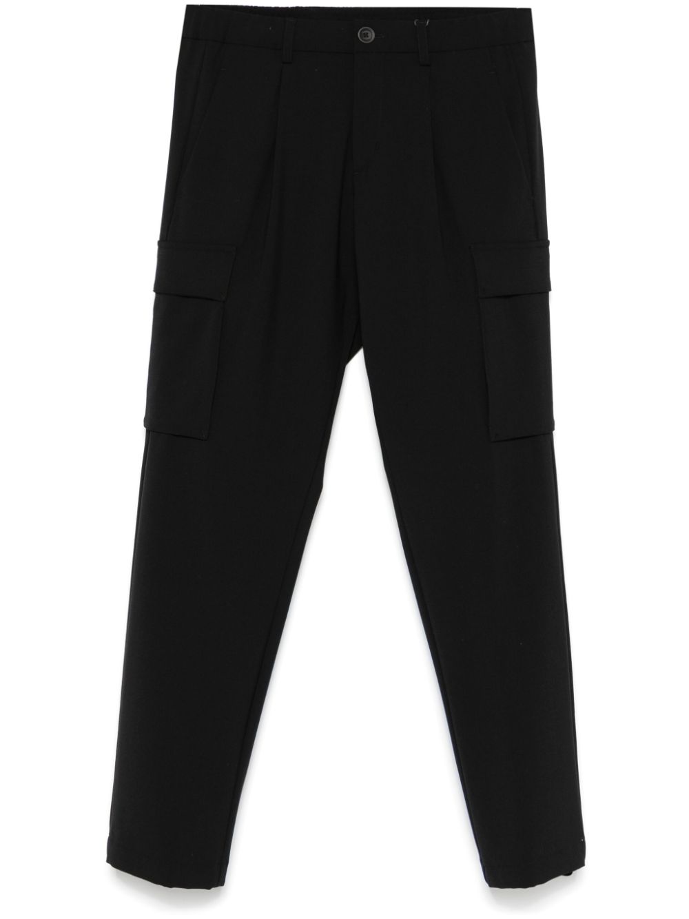 Herno tapered cargo trousers - Black von Herno