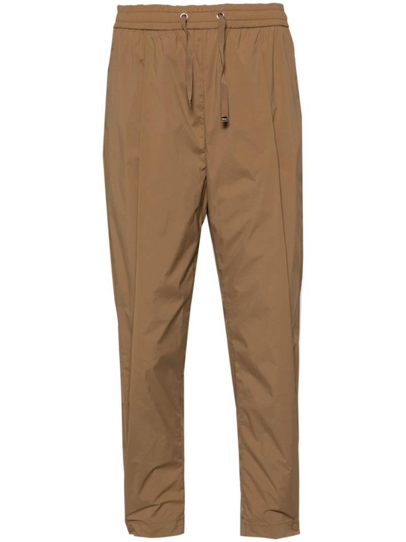 Herno tapered cropped trousers - Brown von Herno