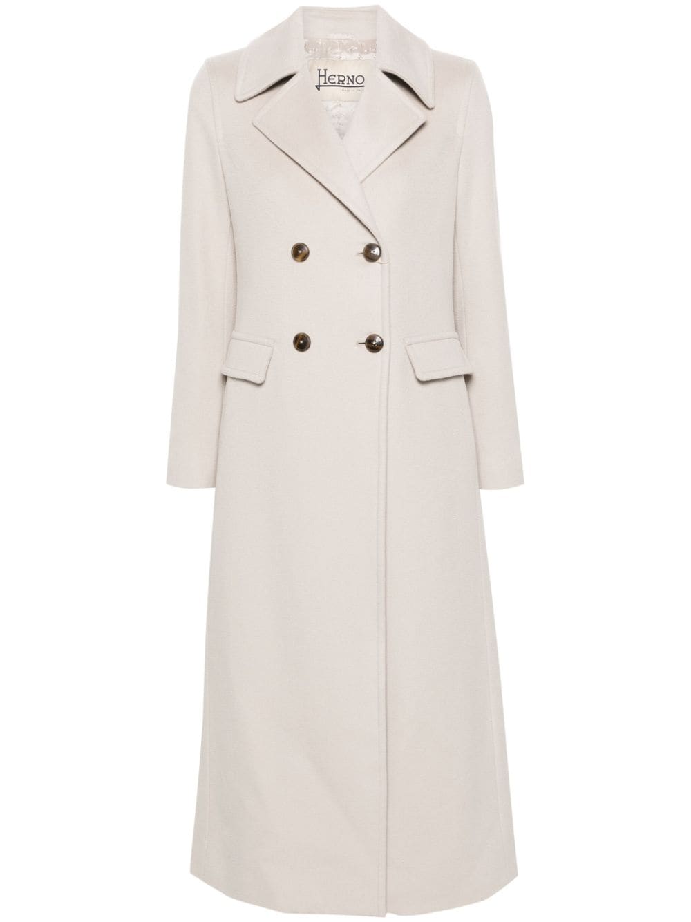 Herno virgin-wool coat - Neutrals von Herno