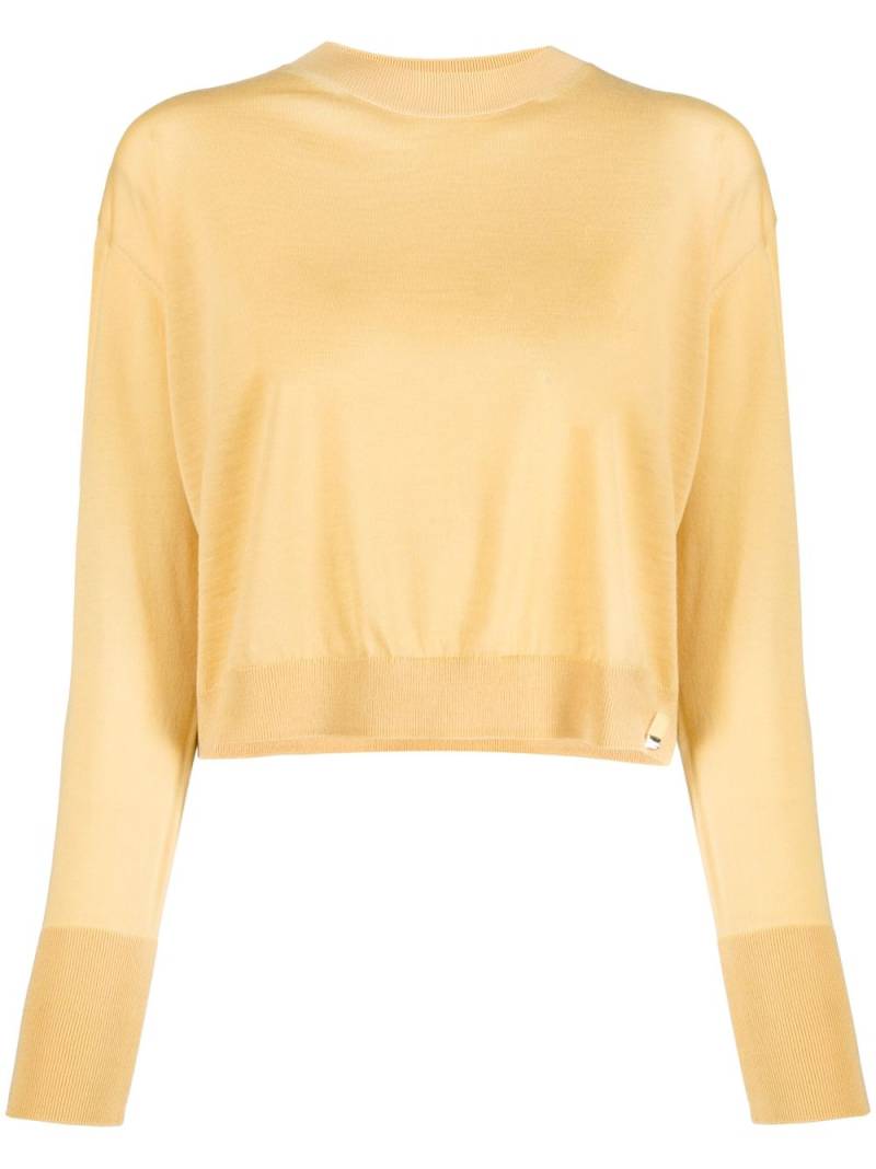 Herno virgin-wool jumper - Yellow von Herno