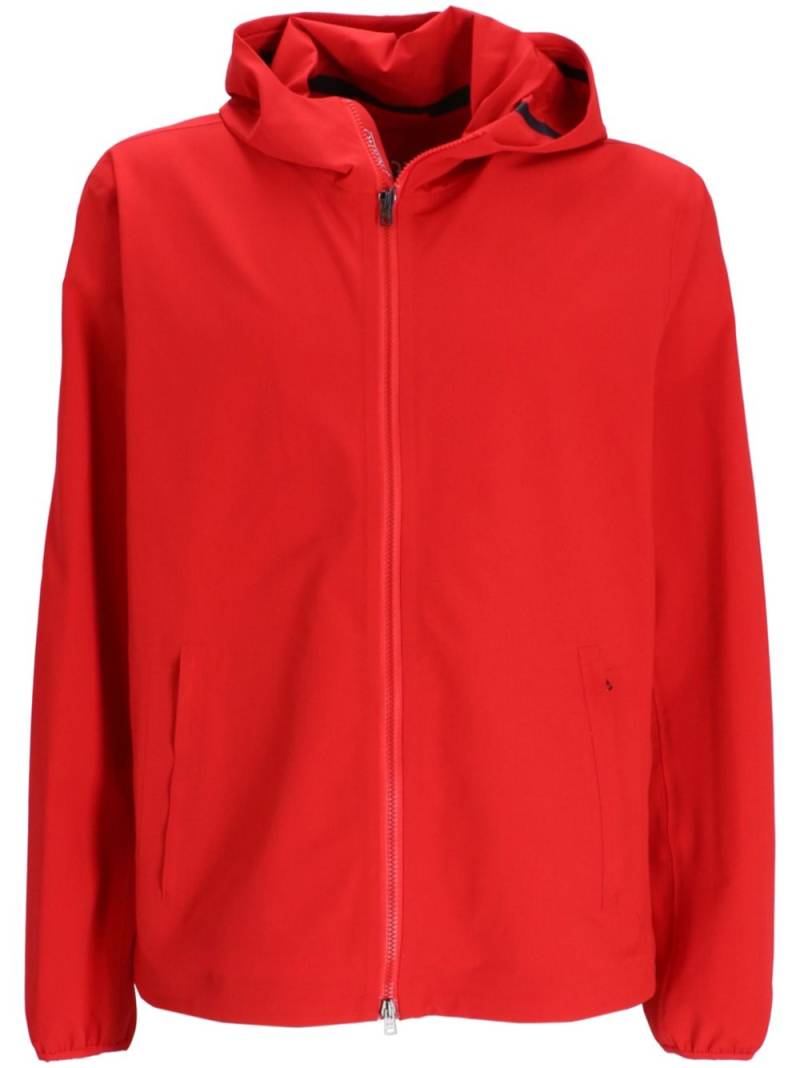 Herno water-repellent hooded windbreaker - Red von Herno