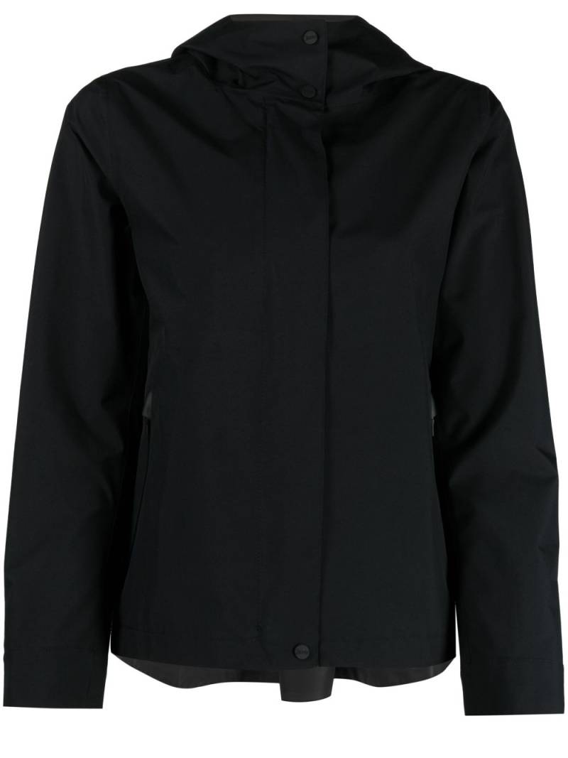 Herno zip-fastening hooded jacket - Black von Herno