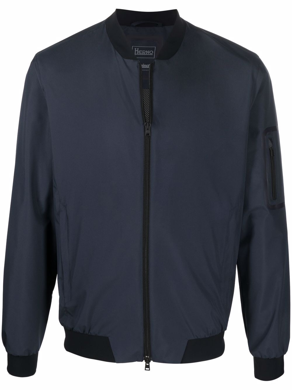 Herno zip-pocket bomber jacket - Blue von Herno