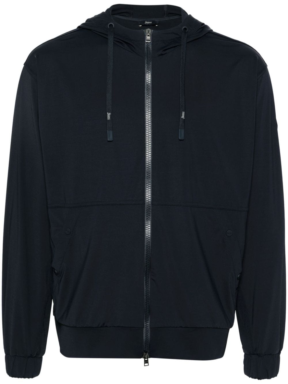 Herno zip-up hooded jacket - Blue von Herno