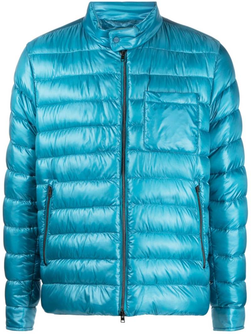 Herno zip-up padded jacket - Blue von Herno