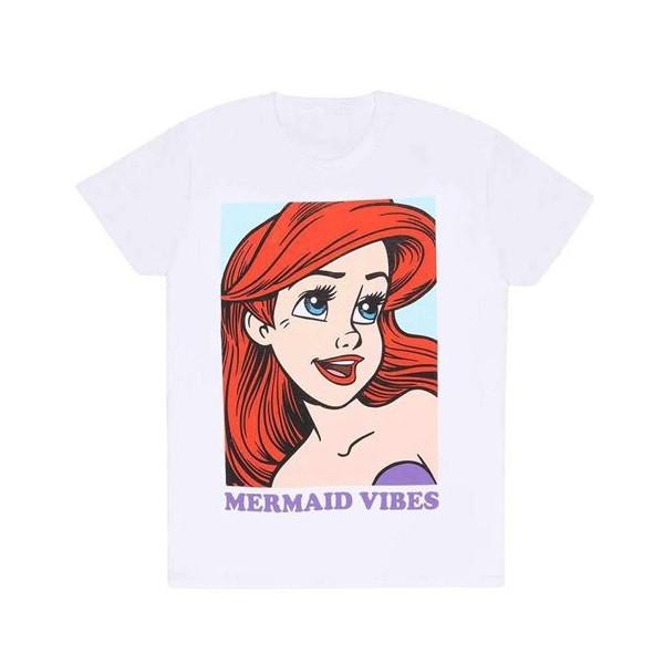 Heroes - T-shirt Arielle, die Meerjungfrau Mermaid Vibes Ariel L, für Herren, Weiss, Größe L von Heroes