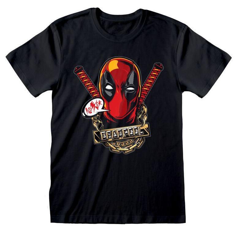 T-shirt - Deadpool - Gangsta Herren Rot Bunt L von Heroes