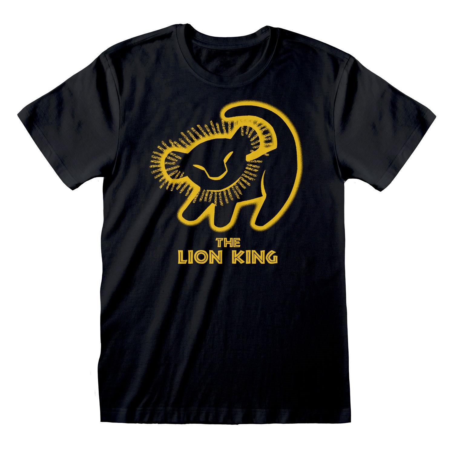 T-shirt - Der König Der Löwen - Silhouette Herren Schwarz S von Heroes