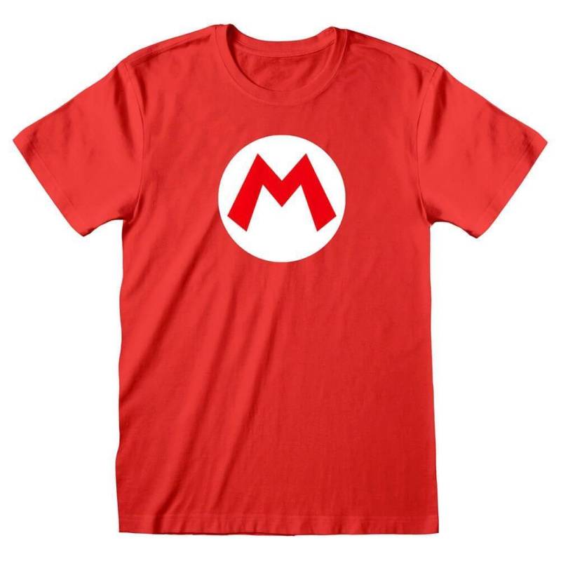 T-shirt - Super Mario - Mario Herren Rot Bunt M von Heroes