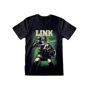 Heroes - T-shirt Zelda Link L, für Herren, Schwarz, Größe L von Heroes