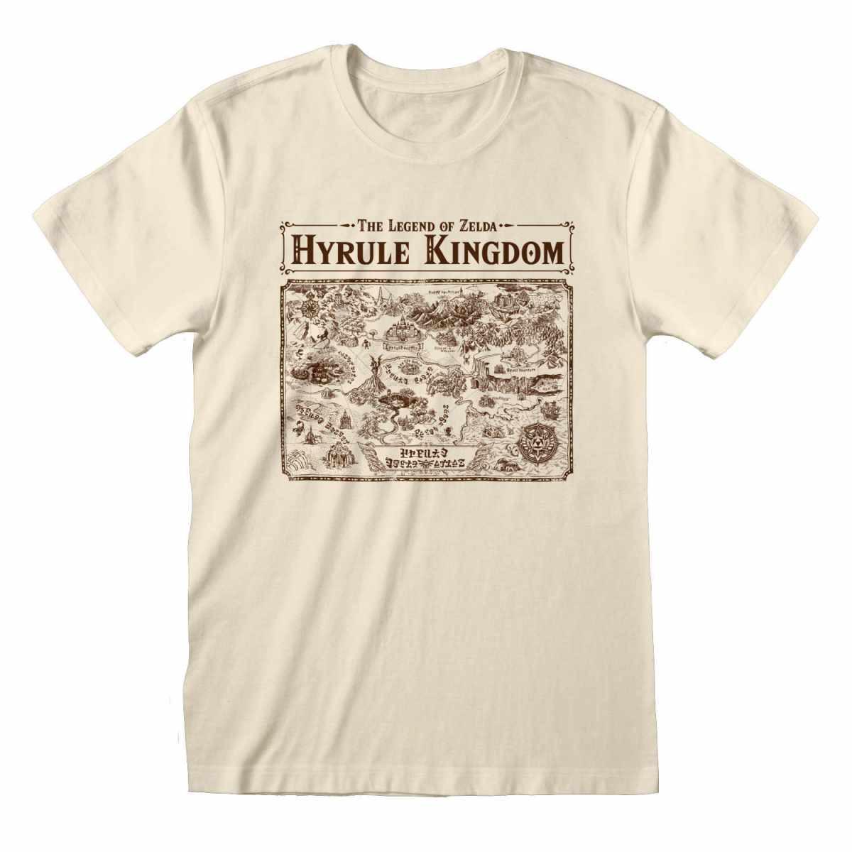 T-shirt - Zelda - Karte Hyrule Herren  XL von Heroes