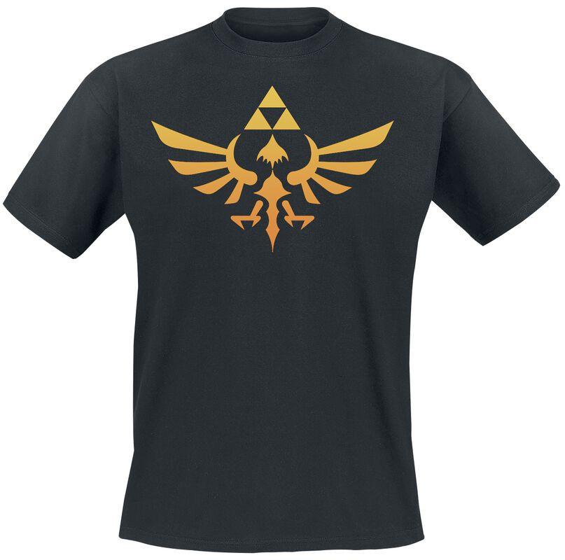 Heroes - T-shirt Zelda Logo L, für Herren, Schwarz, Größe L von Heroes