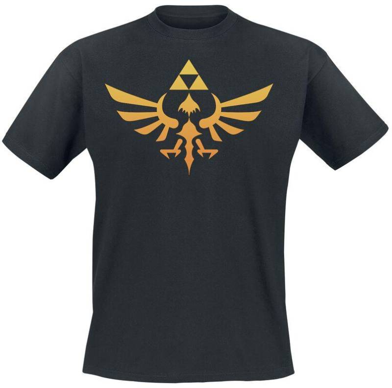 Heroes - T-shirt Zelda Logo L, für Herren, Schwarz, Größe L von Heroes