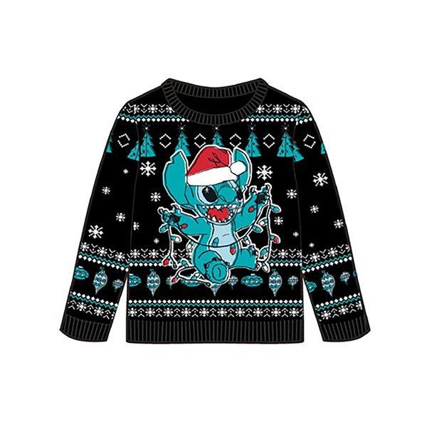 Weihnachtspullover Lilo & Stitch Jungen Multicolor 134/146 von Heroes