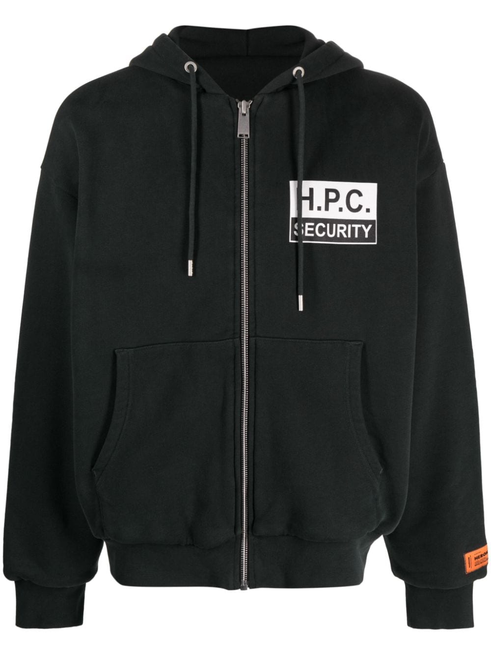 Heron Preston H.P.C Security Tape cotton hoodie - Black von Heron Preston