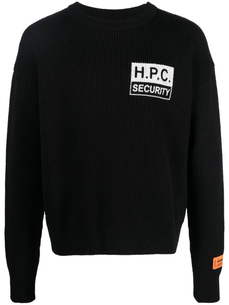 Heron Preston H.P.C. Security jumper - Black von Heron Preston