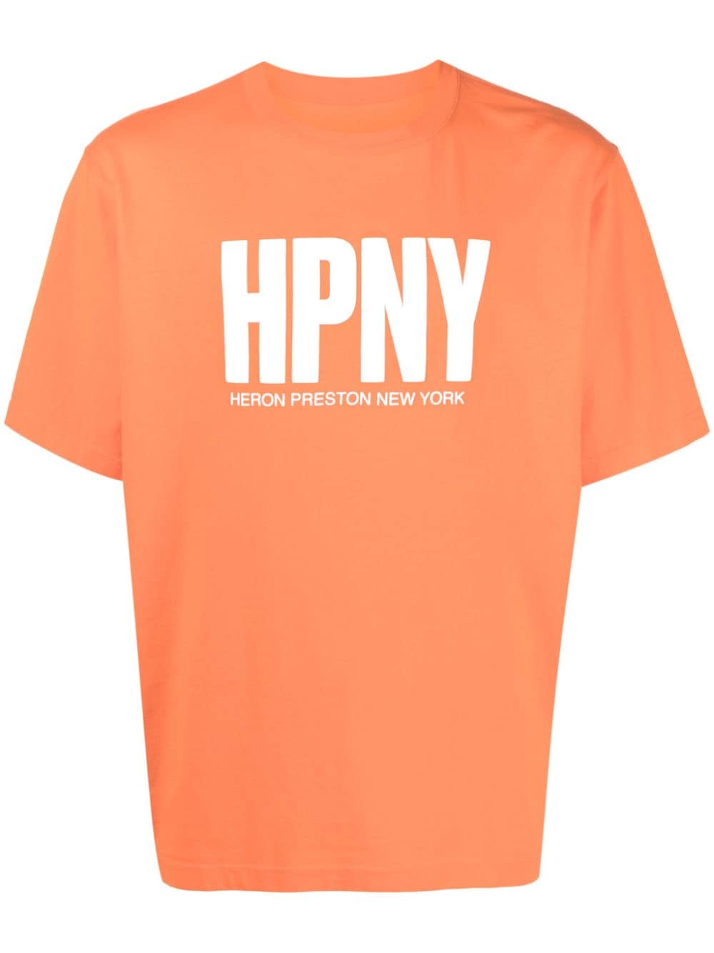 Heron Preston HPNY print crew neck T-shirt - Orange von Heron Preston