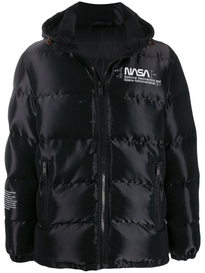 Heron Preston NASA padded jacket - Black von Heron Preston