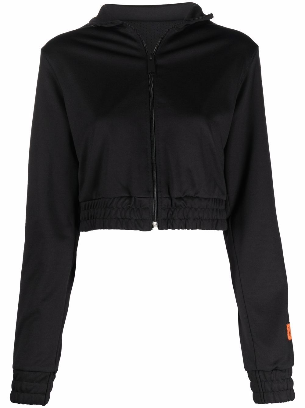 Heron Preston logo zip-up track jacket - Black von Heron Preston