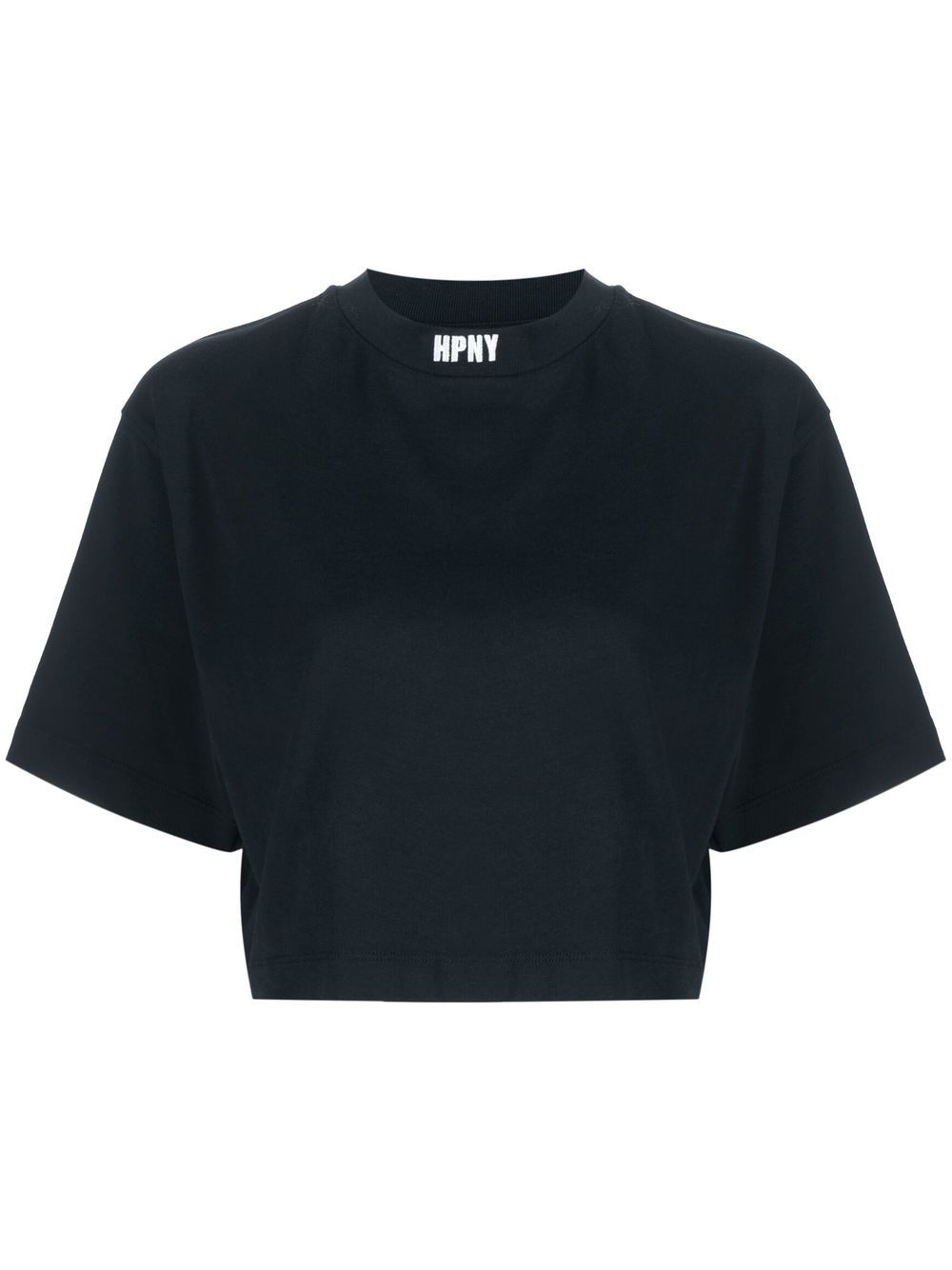 Heron Preston embroidered-logo cropped T-shirt - Black von Heron Preston