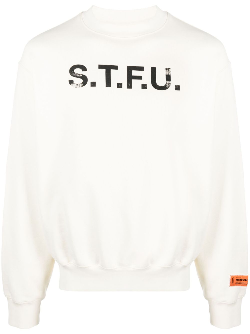 Heron Preston graphic-print crew-neck sweatshirt - Neutrals von Heron Preston