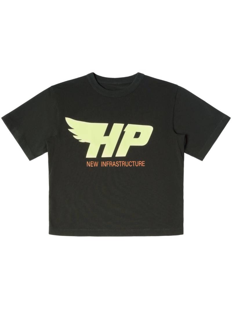 Heron Preston logo-print cotton T-shirt - Black von Heron Preston