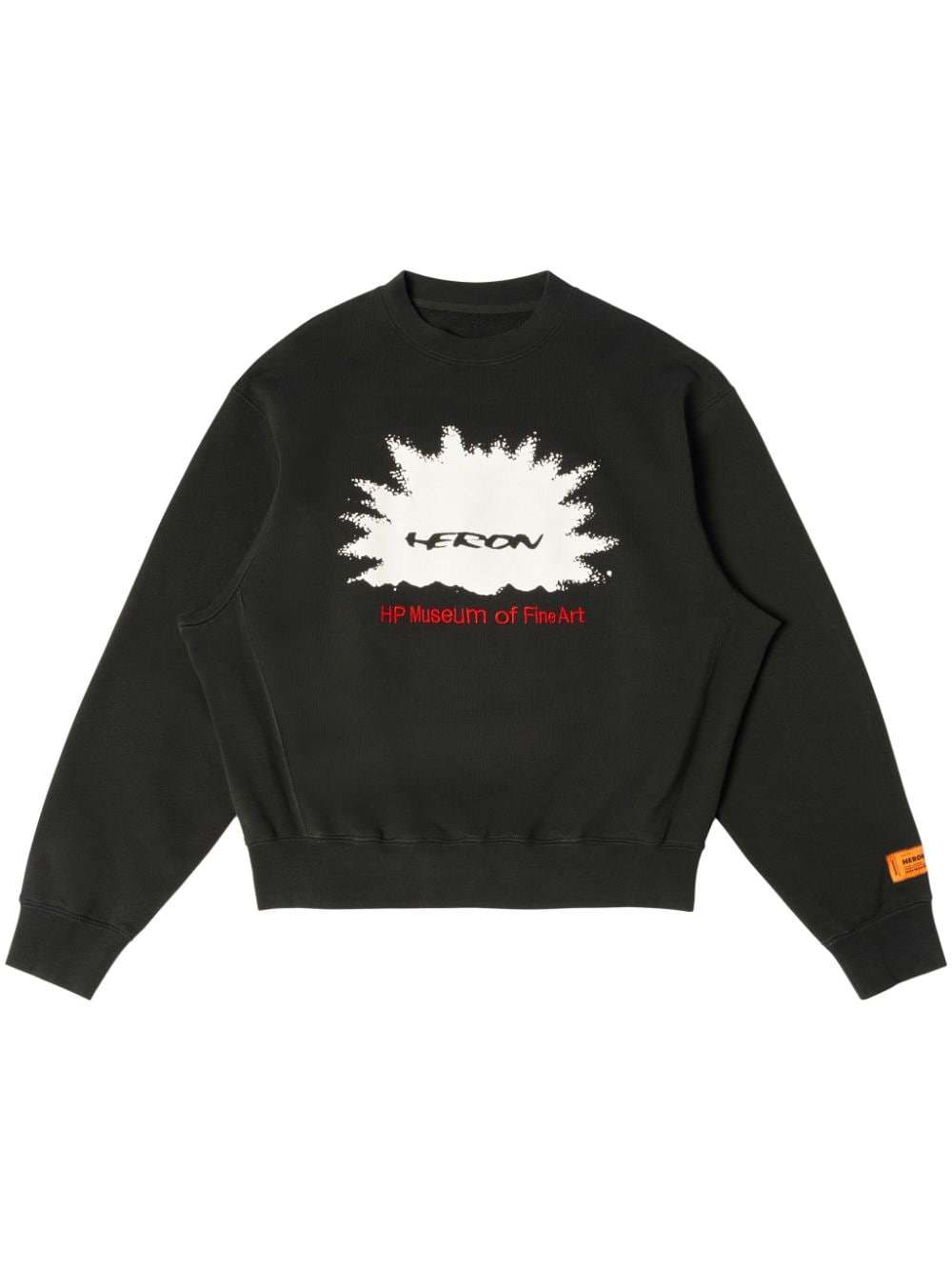 Heron Preston logo-print crewneck sweatshirt - Black von Heron Preston