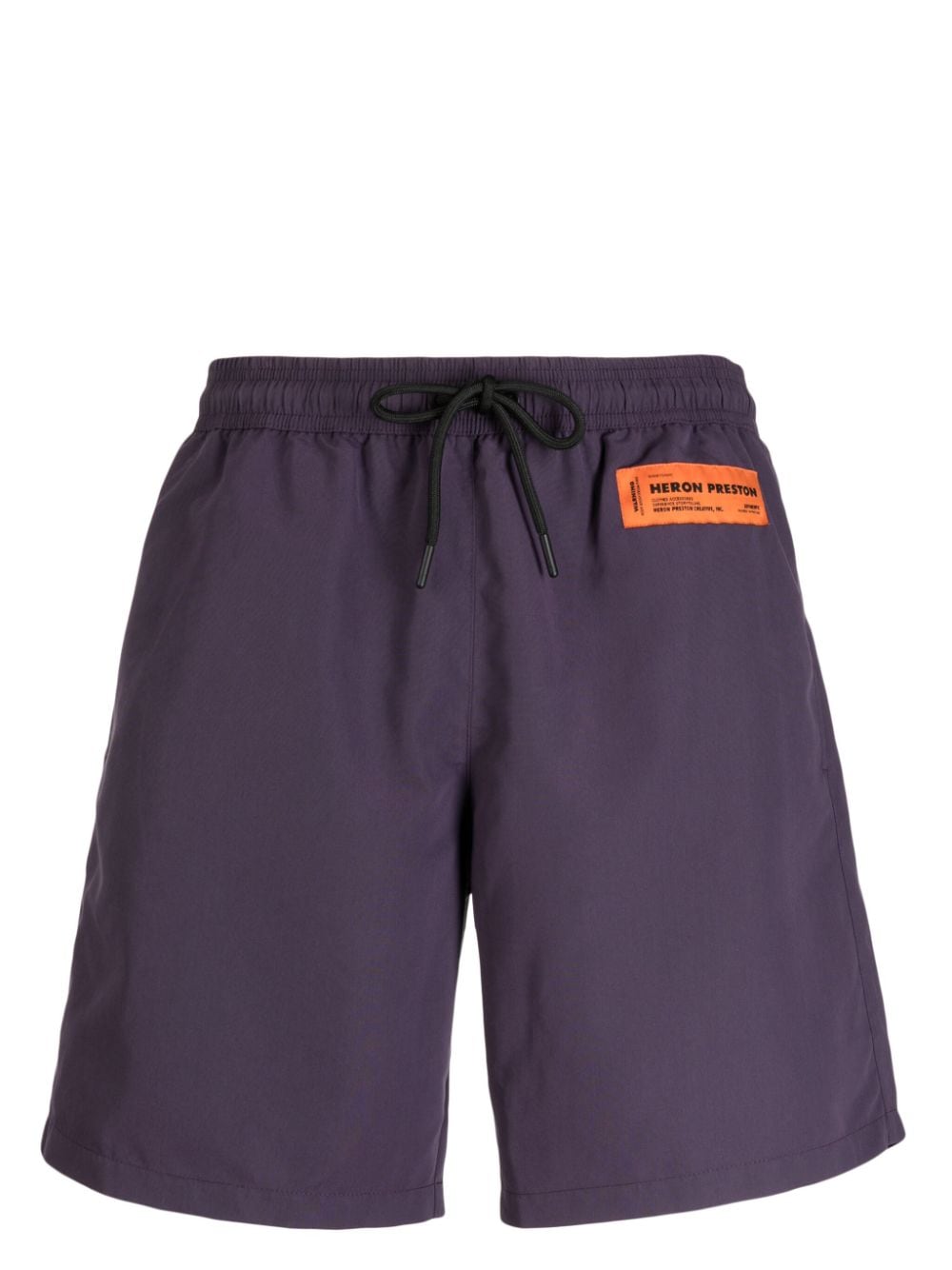 Heron Preston logo swim shorts - Purple von Heron Preston