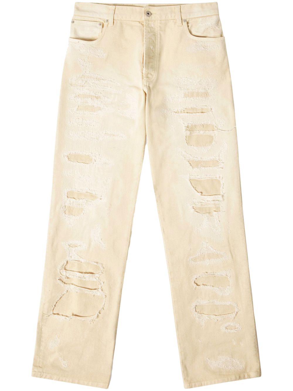 Heron Preston mid-rise straight-leg jeans - Neutrals von Heron Preston