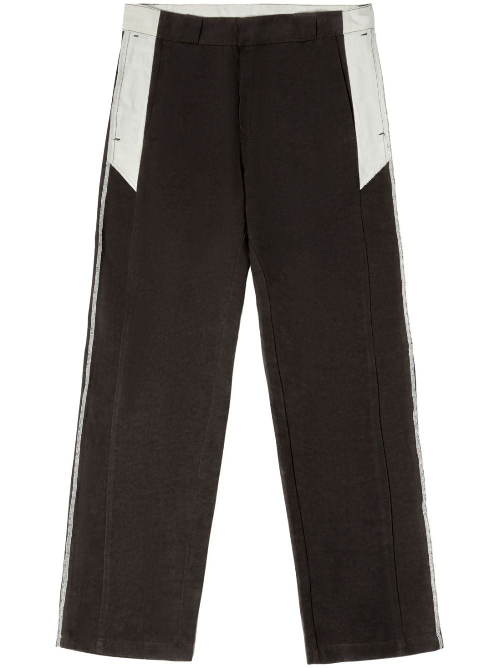 Heron Preston mid-rise straight-leg trousers - Brown von Heron Preston