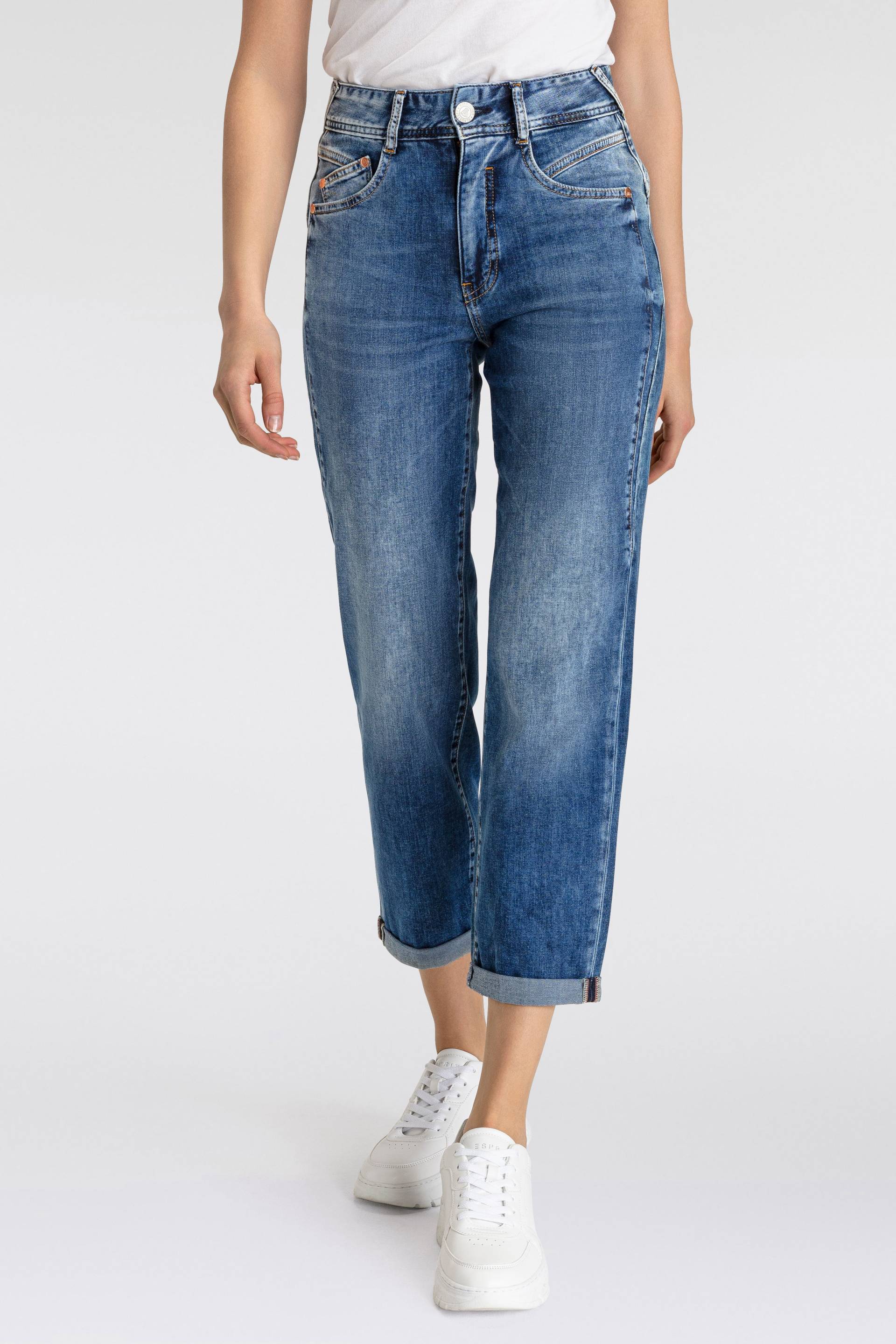 Herrlicher 5-Pocket-Jeans »Gila HI Tap Recycled Denim Light«, im Five-Pocket Style Herrlicher 5-Pocket-Jeans »Gila HI Tap Recycled Denim Light«, im Five-Pocket Style von Herrlicher