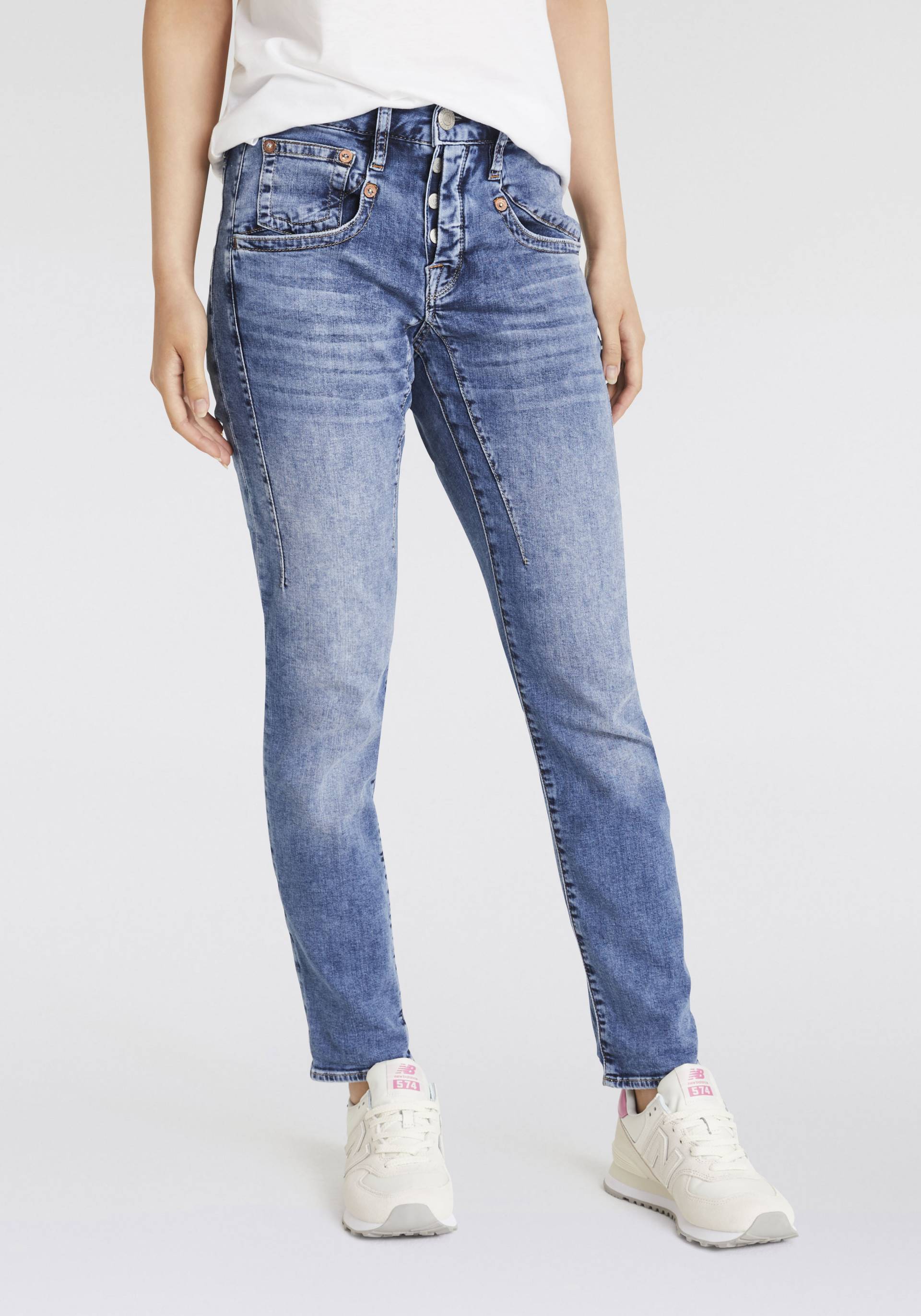 Herrlicher 5-Pocket-Jeans »Shyra Cropped Light Denim« von Herrlicher