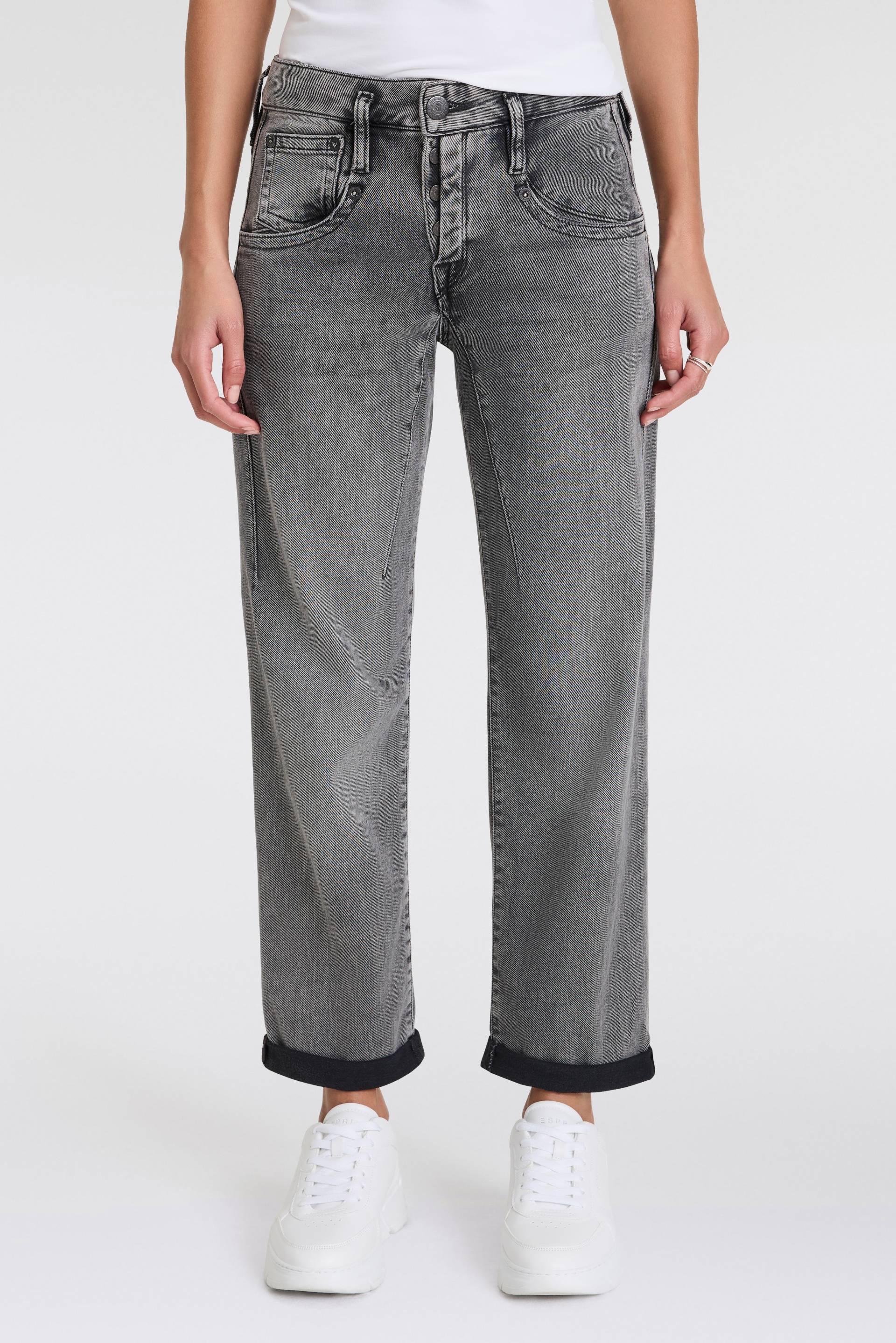 Herrlicher 5-Pocket-Jeans »Shyra Tap Organic Denim Brushed«, mit umgeschlagenem Saum Herrlicher 5-Pocket-Jeans »Shyra Tap Organic Denim Brushed«, mit umgeschlagenem Saum von Herrlicher