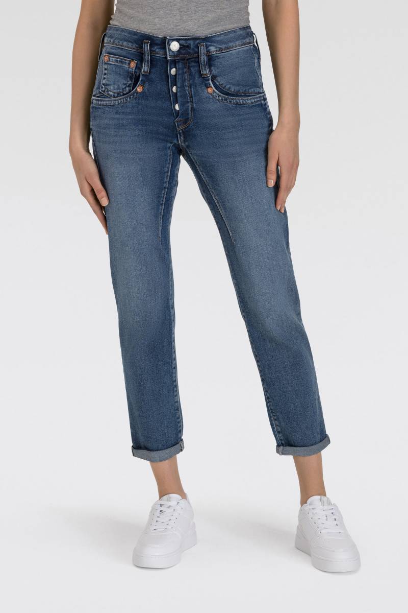 Herrlicher 7/8-Jeans »Shyra Cropped Denim Comfort«, mit halb verdeckter Knopfleiste von Herrlicher