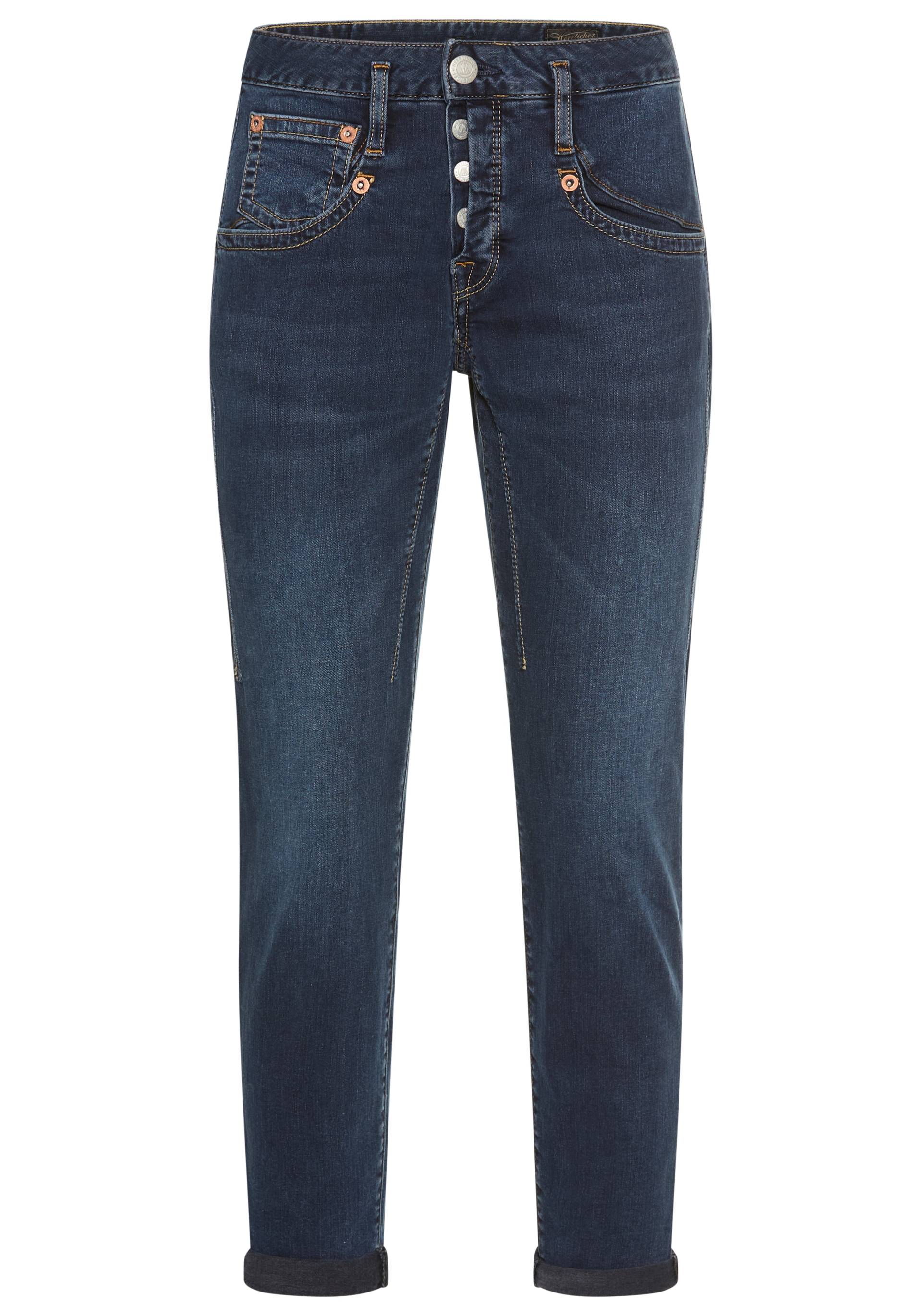 Herrlicher 7/8-Jeans »Shyra Cropped Denim Stretch«, mit halb verdeckter Knopfleiste Herrlicher 7/8-Jeans »Shyra Cropped Denim Stretch«, mit halb verdeckter Knopfleiste von Herrlicher
