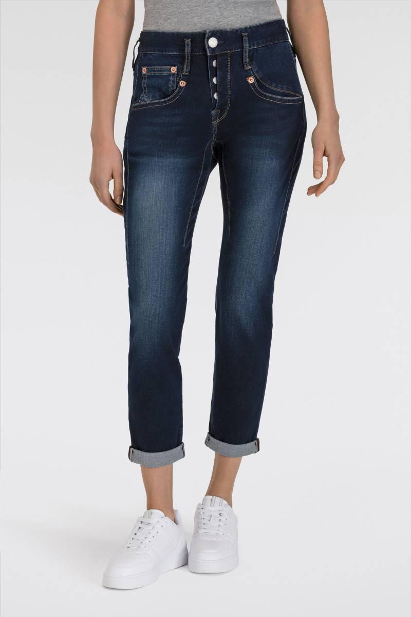 Herrlicher 7/8-Jeans »Shyra Cropped Reused Denim«, mit tiefsitzenden Taschen vorne von Herrlicher