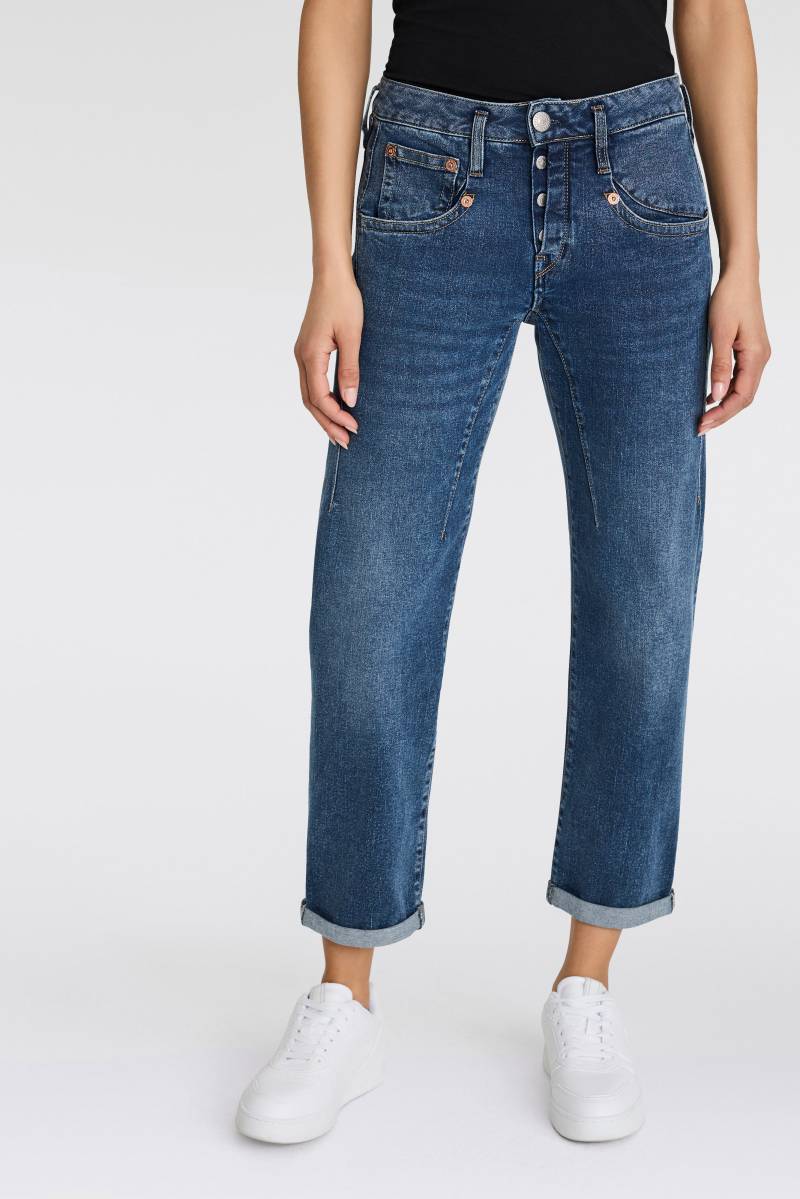 Herrlicher 7/8-Jeans »Shyra Tap Recycled Denim«, mit Abnähern vorn von Herrlicher