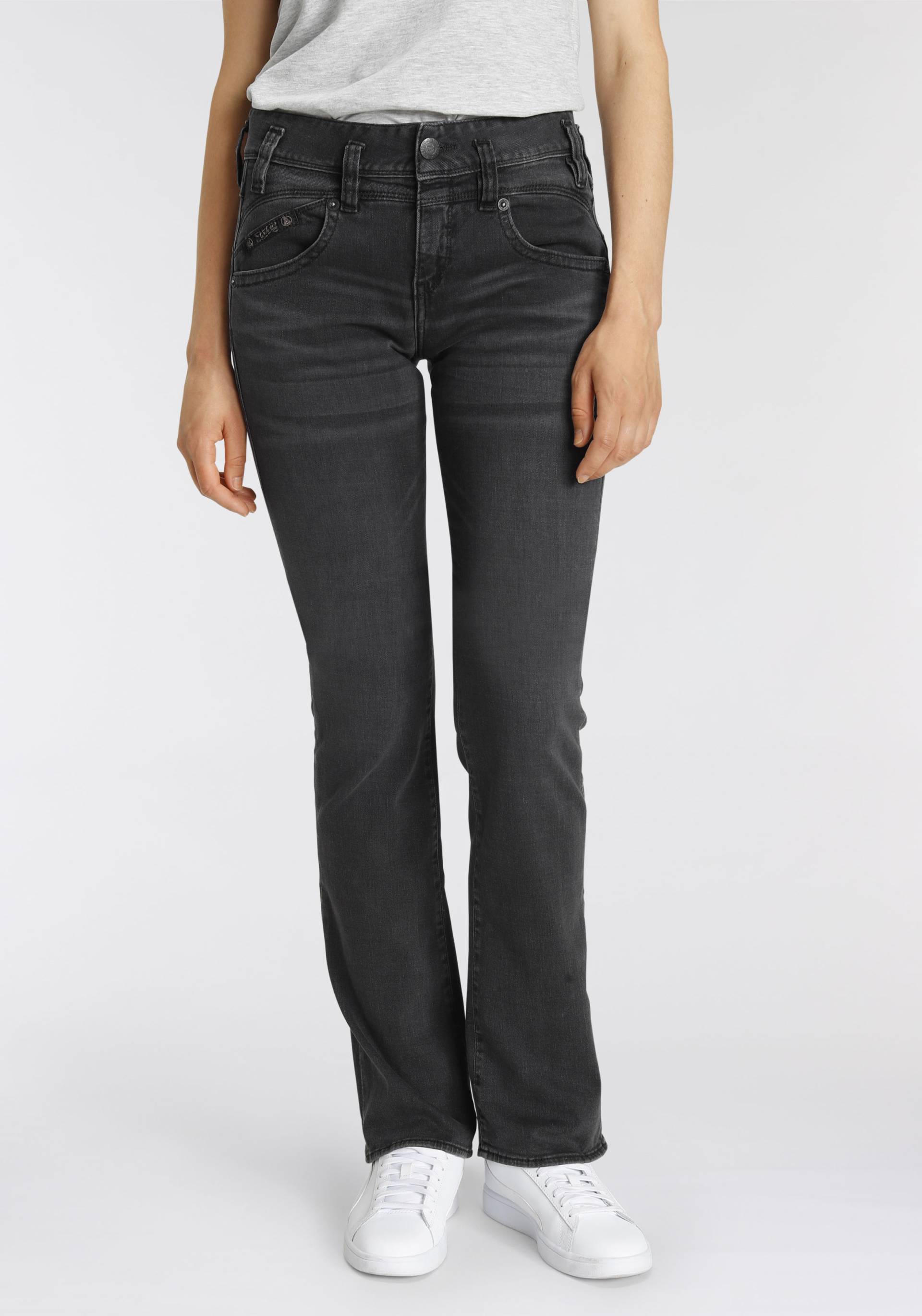 Herrlicher Bootcut-Jeans »PEARL BOOT ORGANIC«, mit Fransensaum Herrlicher Bootcut-Jeans »PEARL BOOT ORGANIC«, mit Fransensaum von Herrlicher