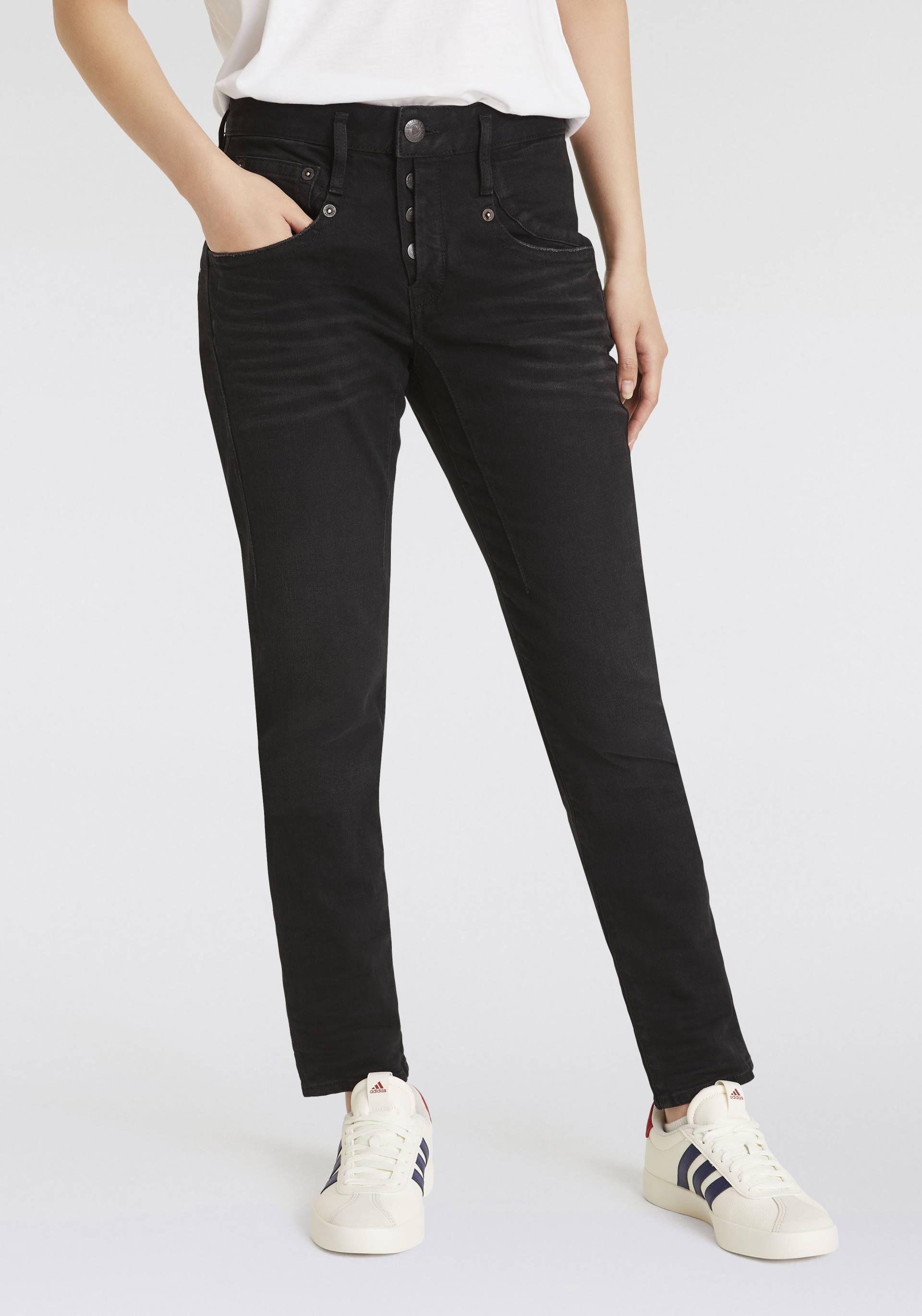 Herrlicher Boyfriend-Jeans »Shyra Long Recycled Denim Black Stretch« Herrlicher Boyfriend-Jeans »Shyra Long Recycled Denim Black Stretch« von Herrlicher