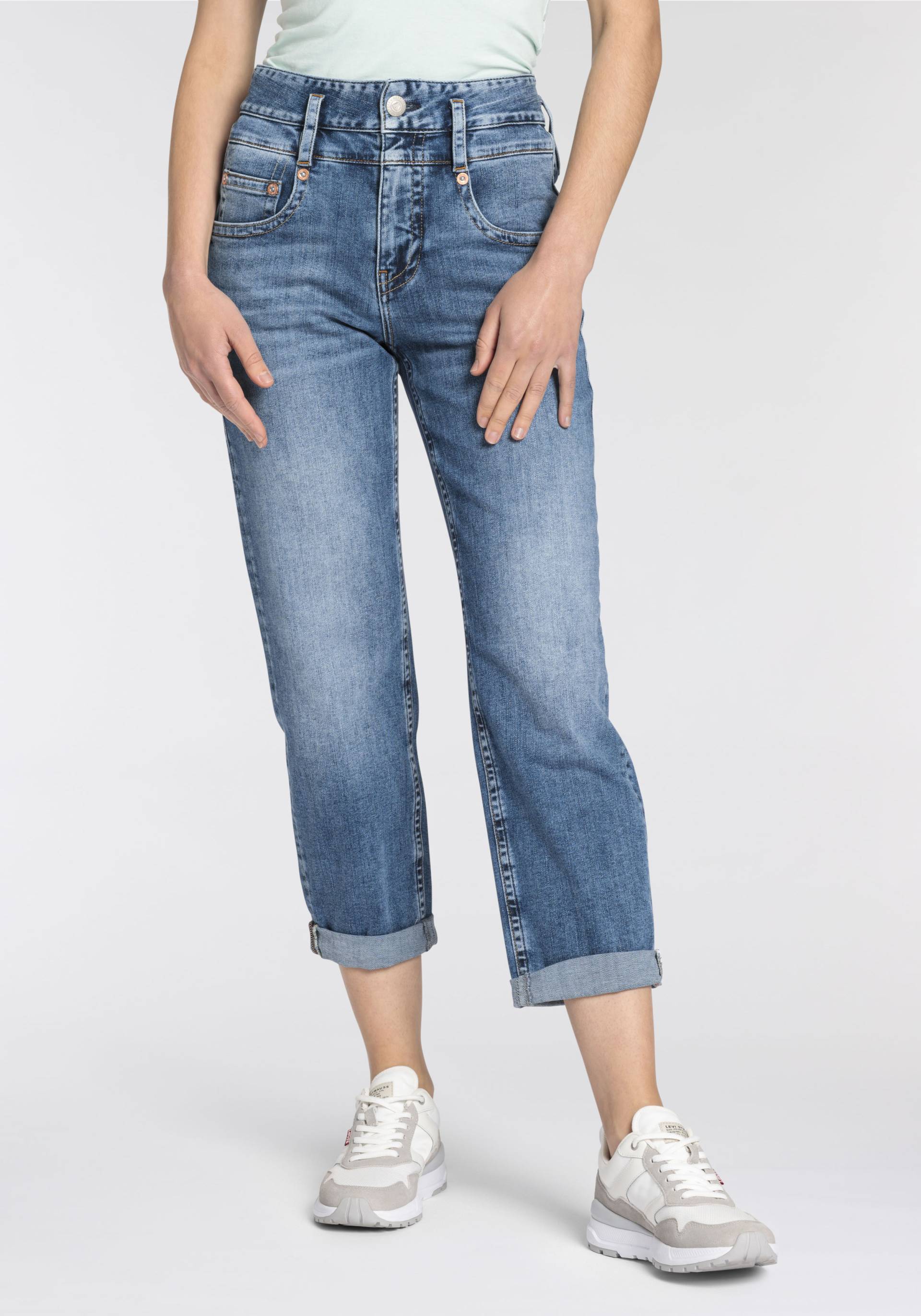 Herrlicher High-waist-Jeans »Pitch HI Tap Denim Light« Herrlicher High-waist-Jeans »Pitch HI Tap Denim Light« von Herrlicher