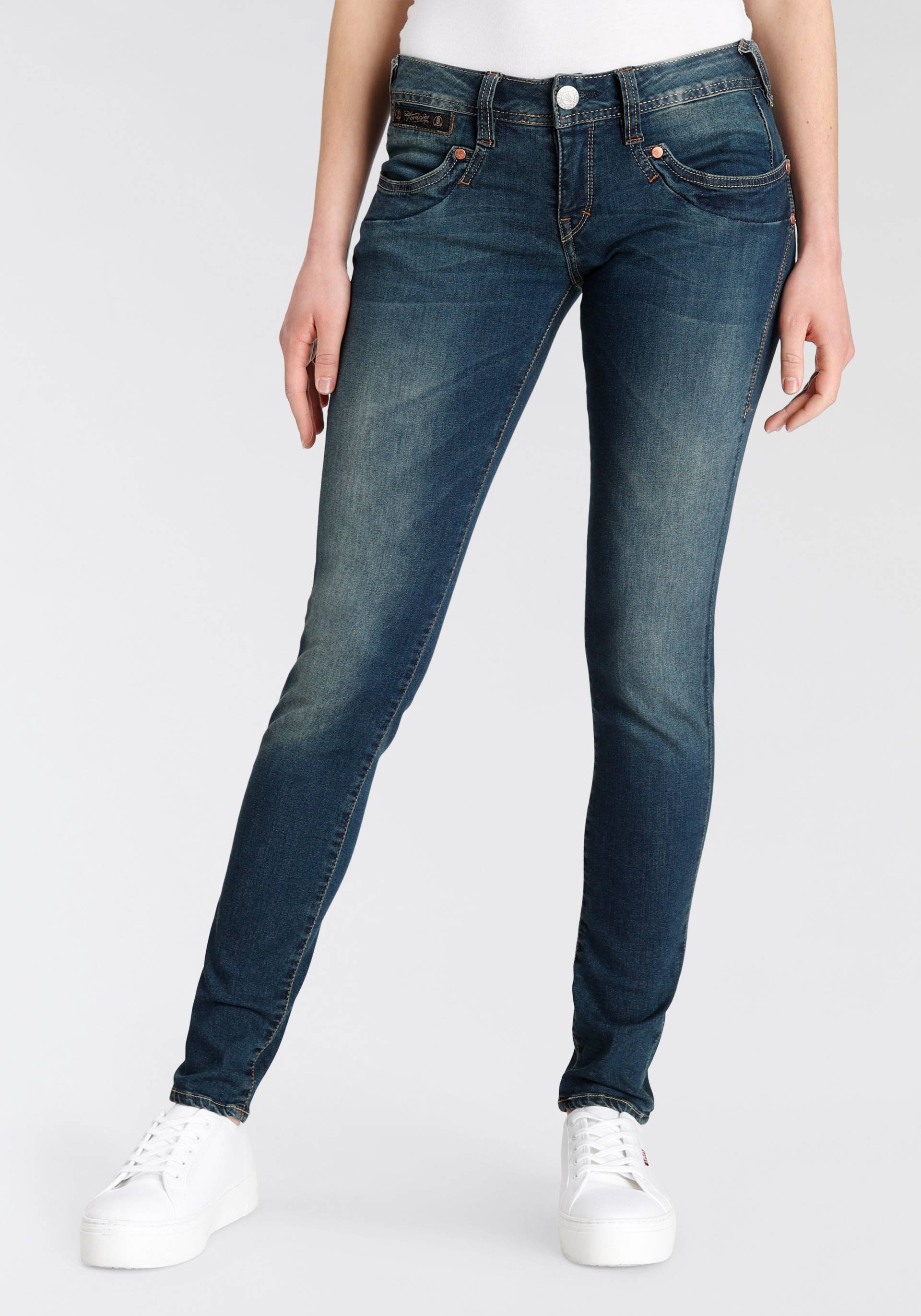 Herrlicher Röhrenjeans »Jeans Piper Slim Organic Denim«, umweltfreundlich dank Kitotex Technology von Herrlicher